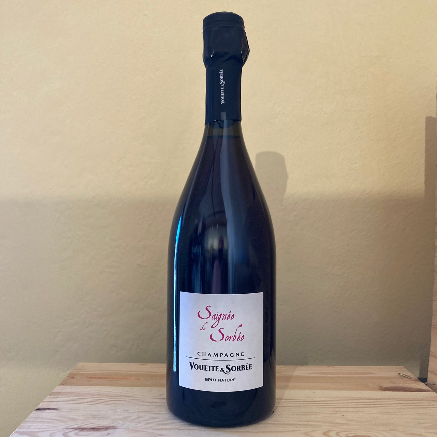 Vouette et Sorbée Saignée de Sorbée Brut Nature Rosé Champagne