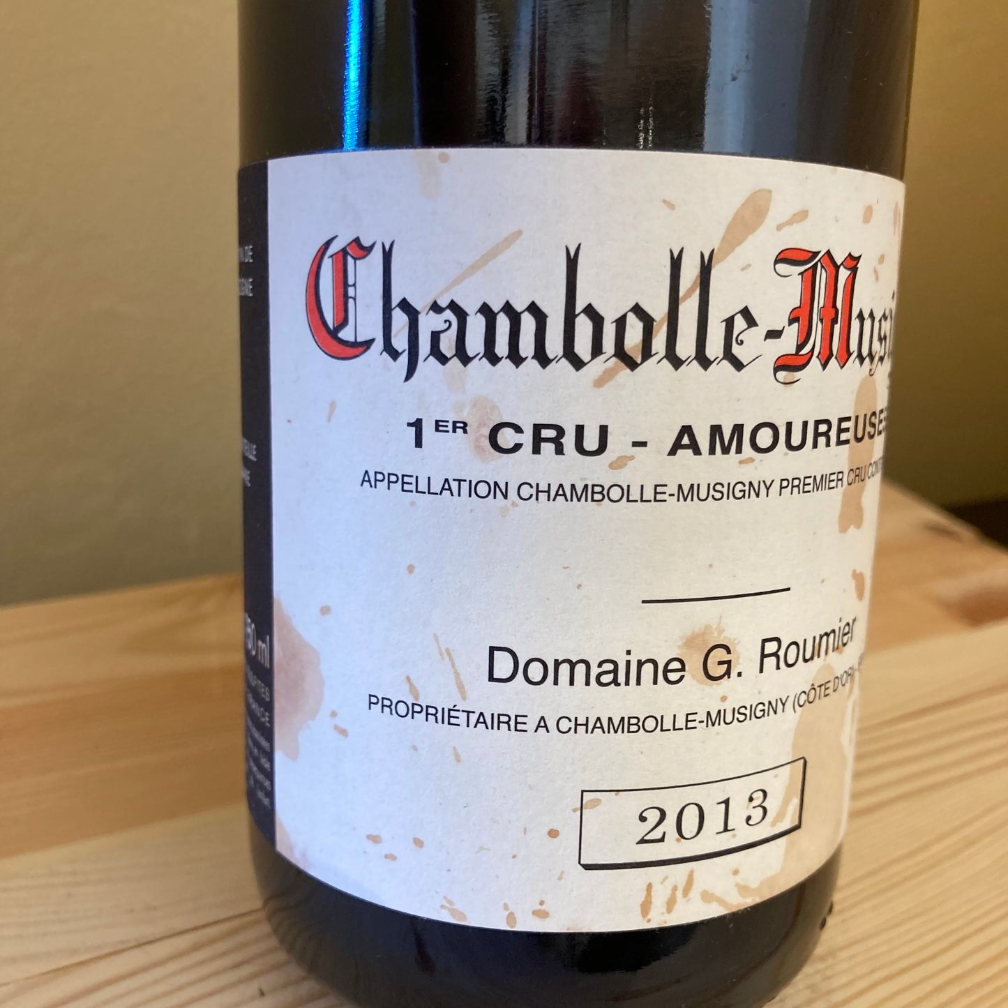 Georges & Christophe Roumier Les Amoureuses Chambolle-Musigny Premier Cru 2013