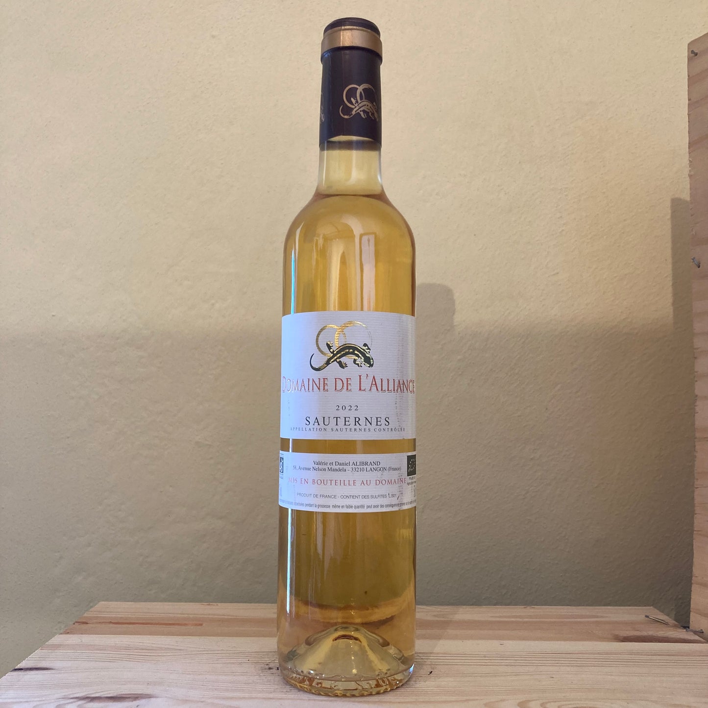 Domaine de l'Alliance Sauternes 2023