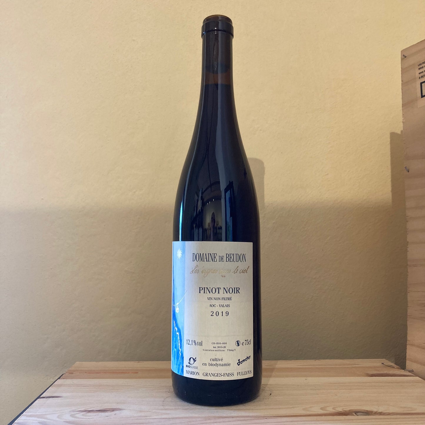 Domaine de Beudon Pinot Noir Valais Switzerland 2019