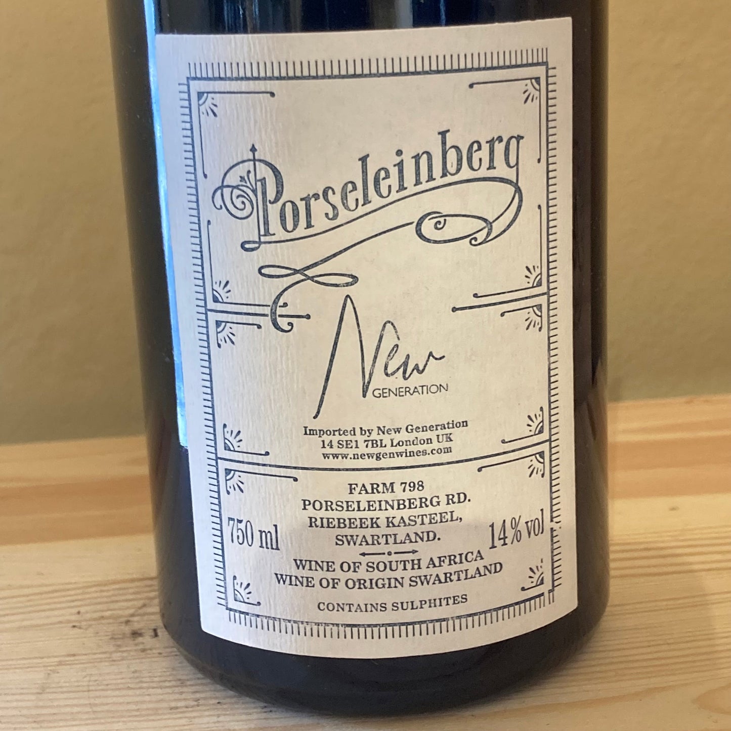 Porseleinberg Red (Syrah) Swartland South Africa 2020 Porseleinberg