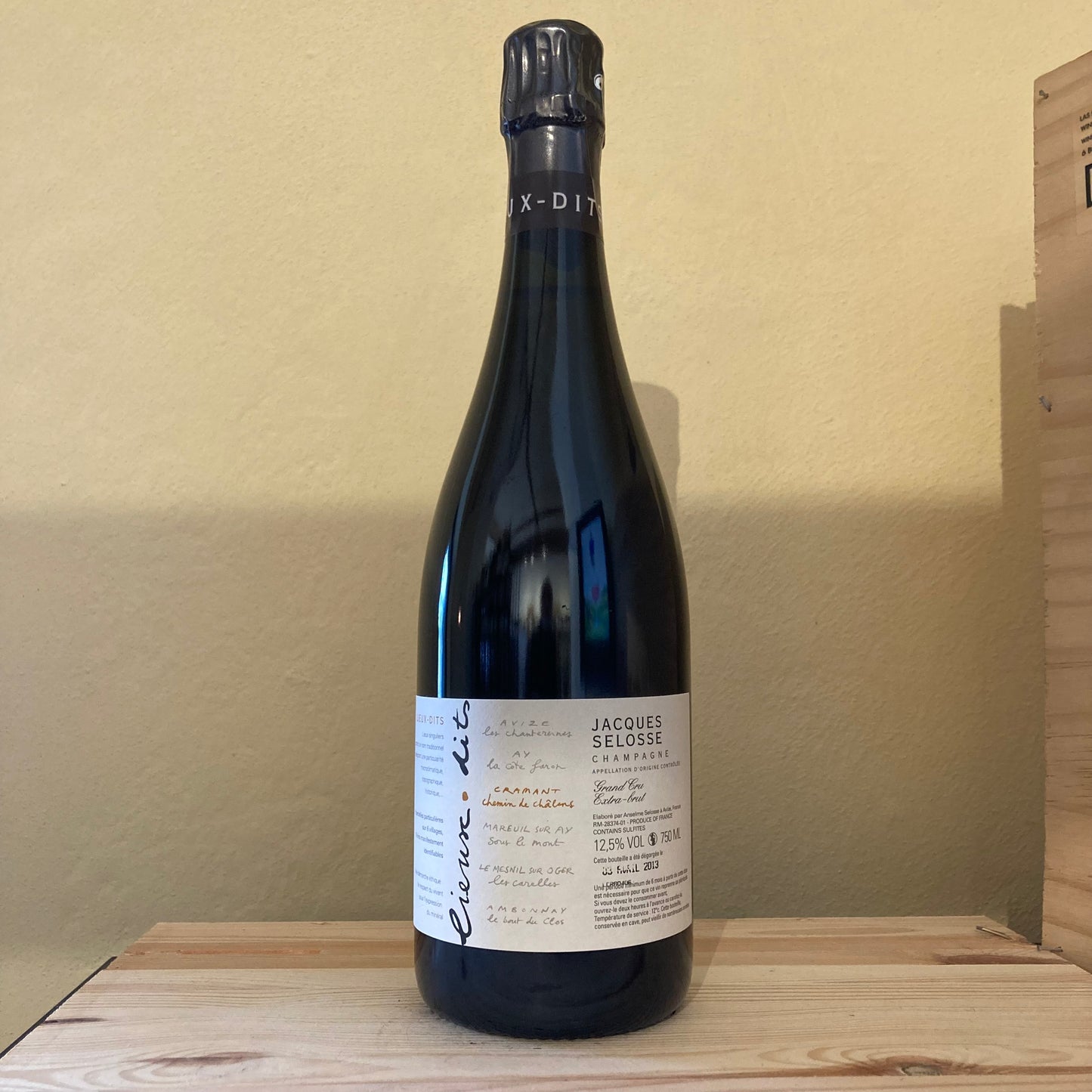 Jacques Selosse Lieux-dits 'Chemin de Chalons' Cramant Grand Cru Extra Brut
