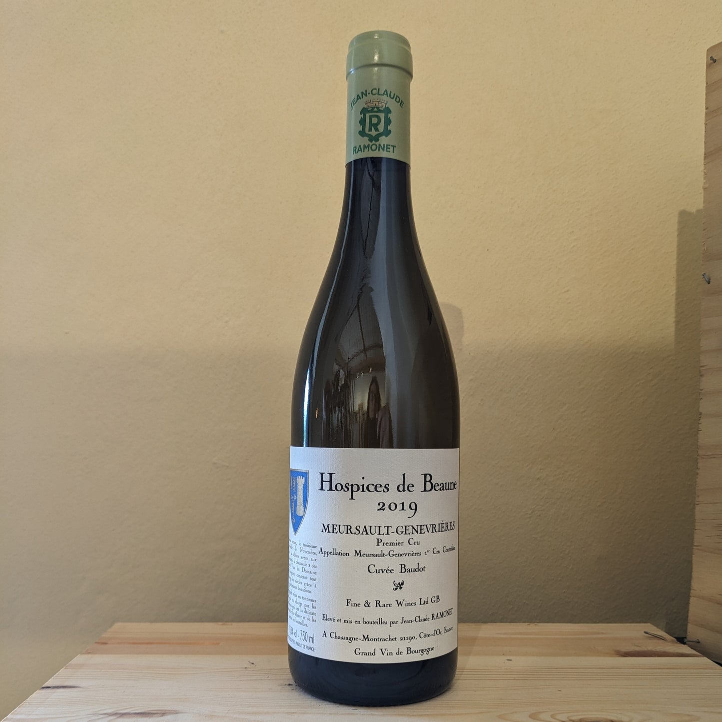 Jean-Claude Ramonet Meursault 1er Cru Genevrières Cuvée Baudot Hospices de Beaune 2019