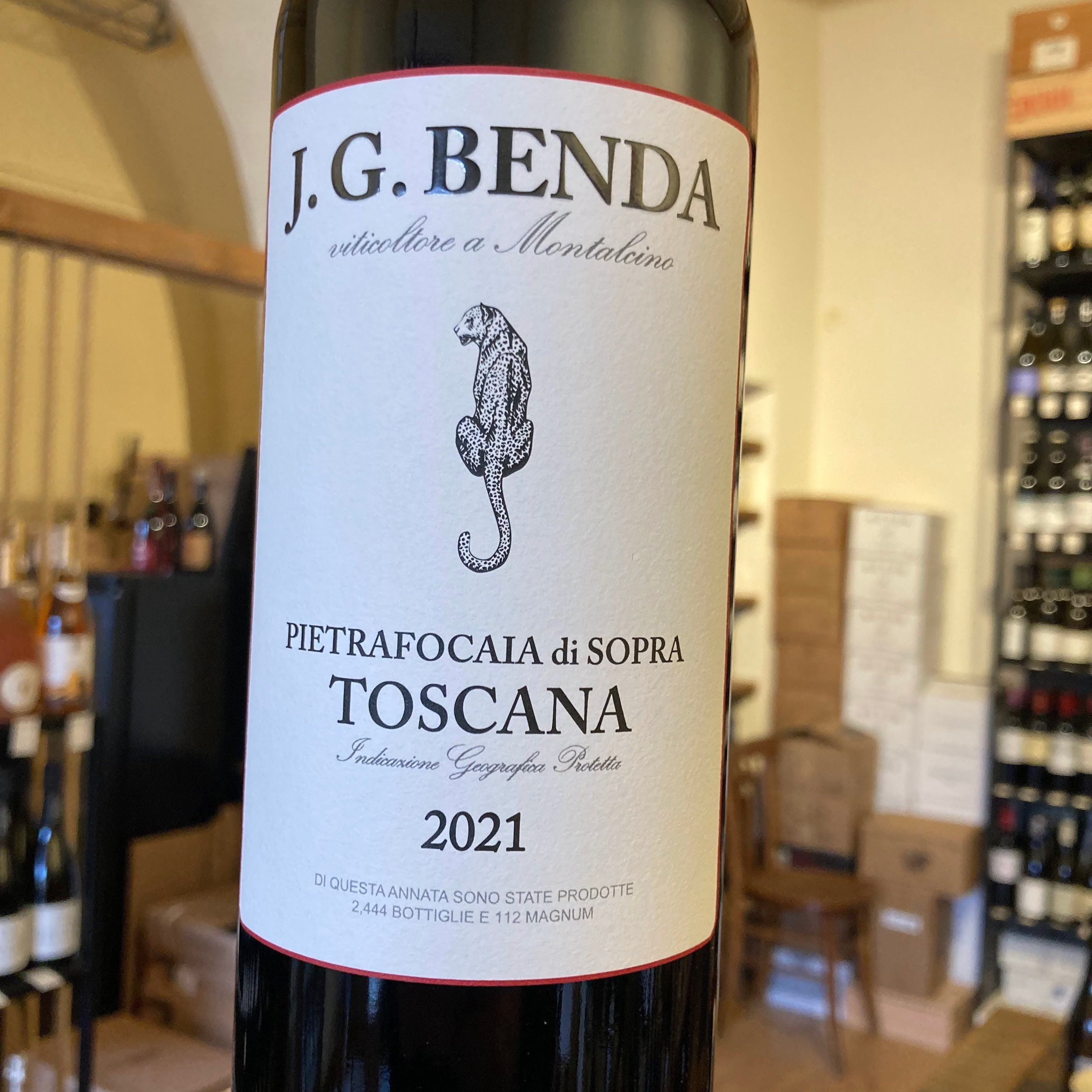 J.G. Benda Pietrafocaia di Sopra IGT Toscana 2021