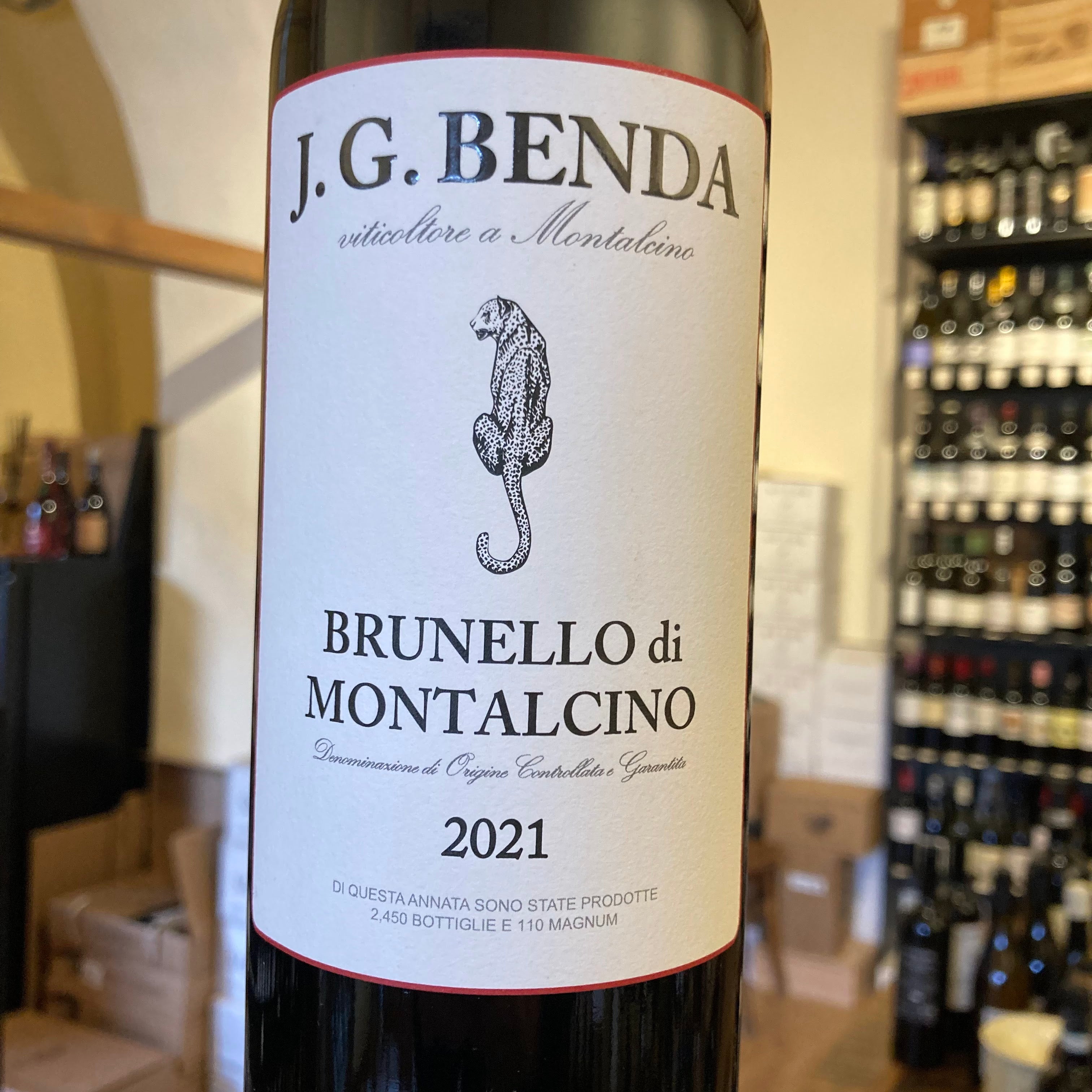 J.G. Benda Brunello di Montalcino 2021 j. G. Benda