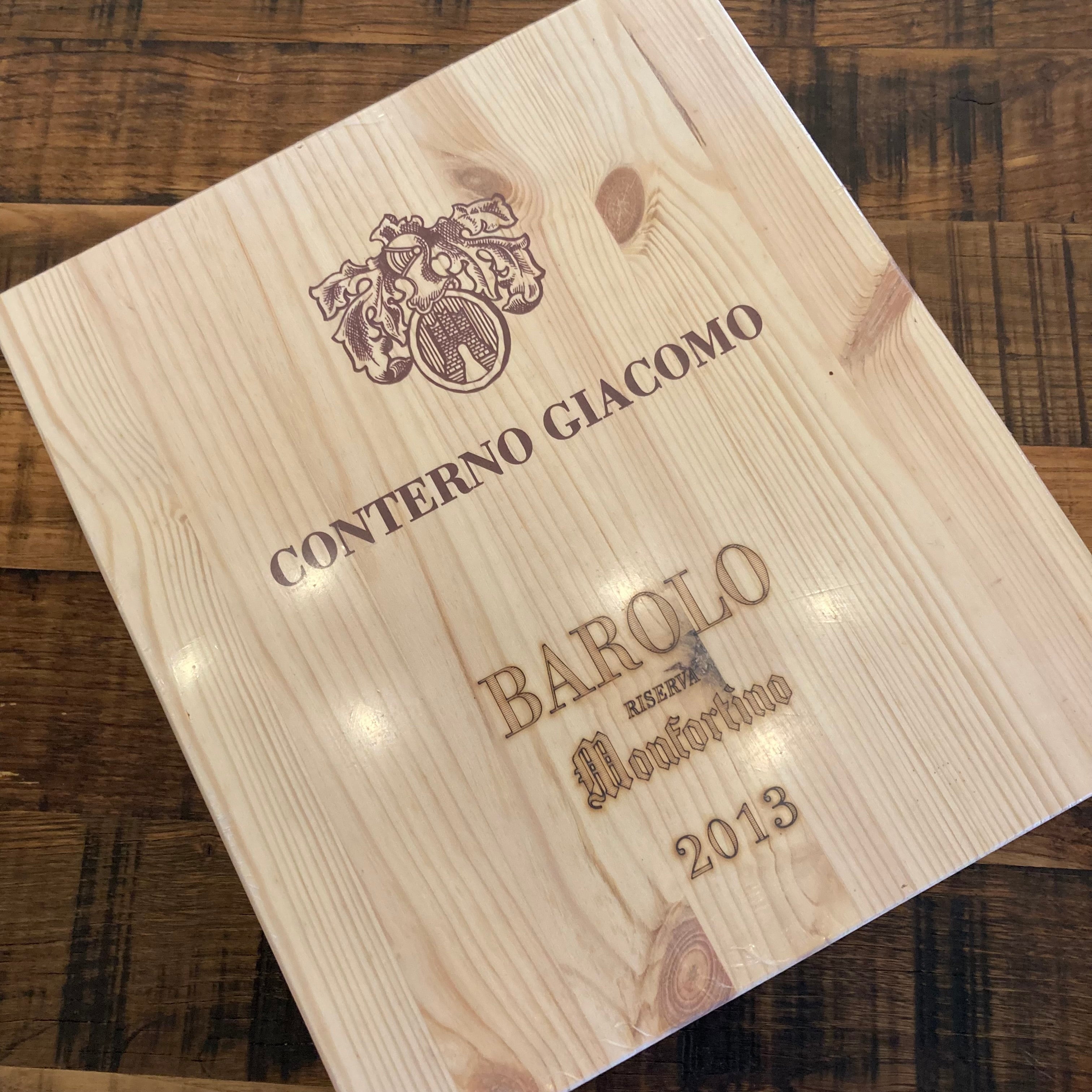 Barolo Riserva Monfortino 2013 (cassa in legno, 3 bot.) Giacomo Conterno giacomo conterno