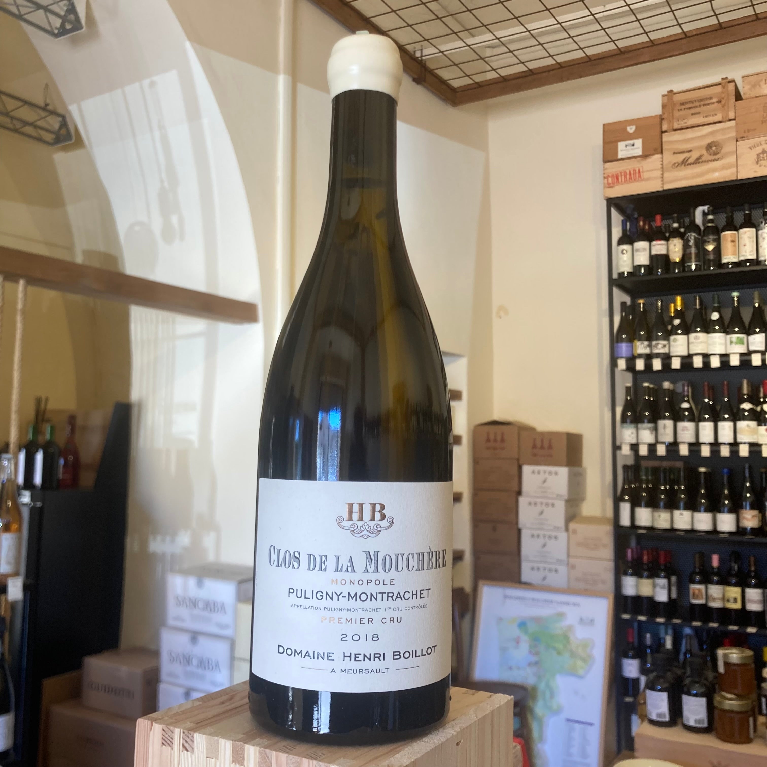 Clos de la Mouchere Monopole Puligny-Montrachet Premier Cru 2018 Henri Boillot Henri Boillot