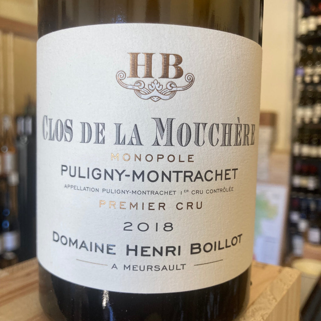 Clos de la Mouchere Monopole Puligny-Montrachet Premier Cru 2018 Henri Boillot Henri Boillot