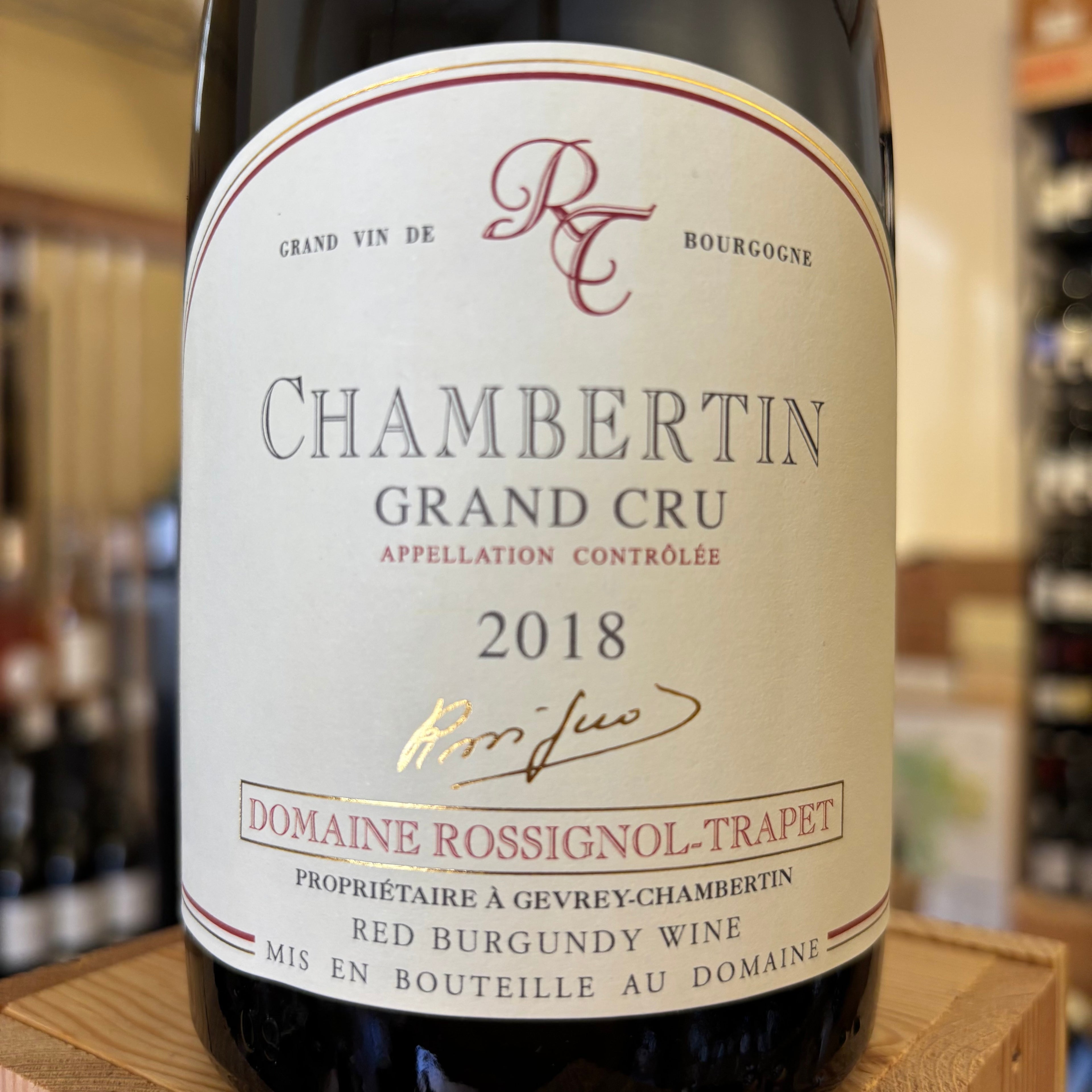 Chambertin Grand Cru 2018 Domaine Rossignol-Trapet Rossignol-trapet