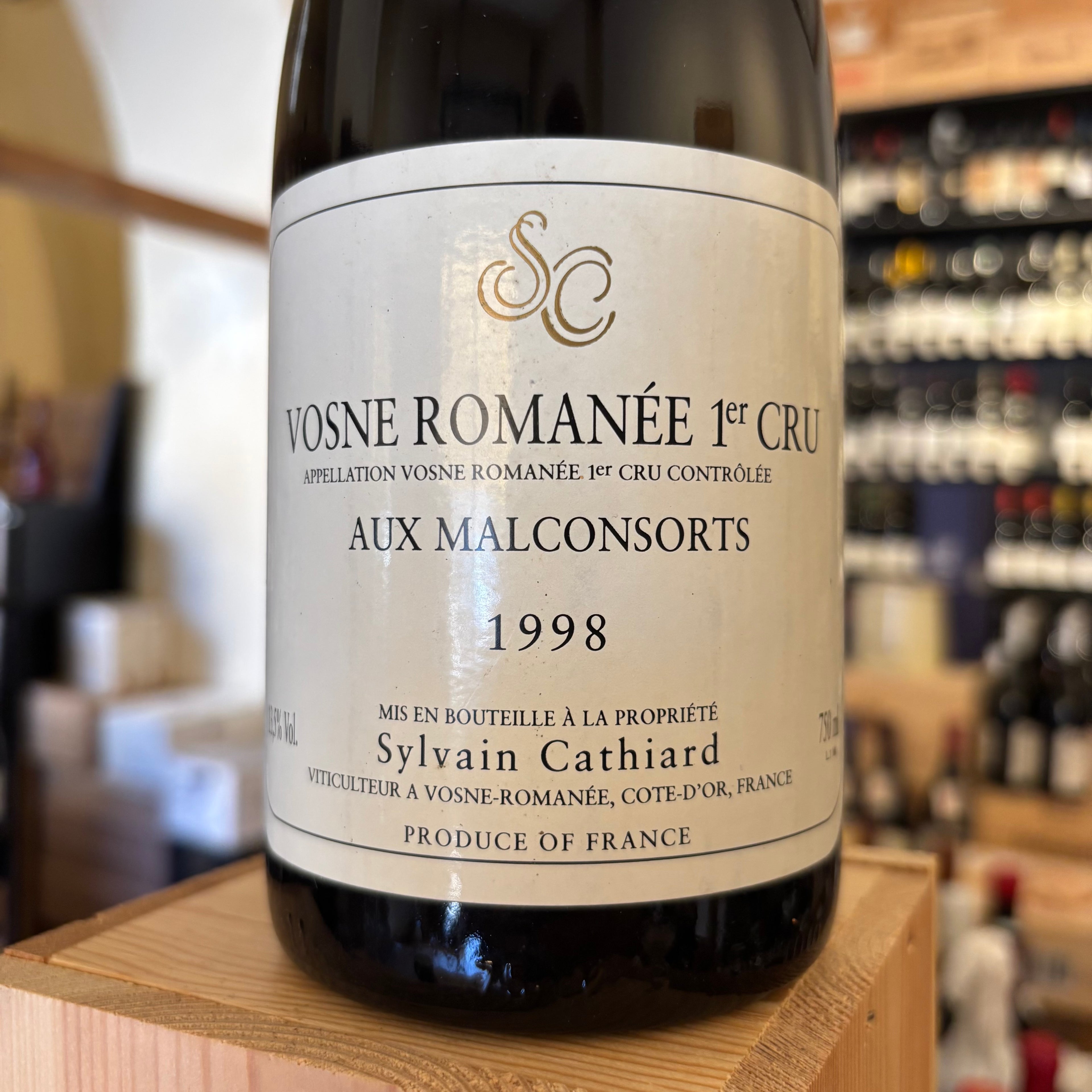 Vosne-Romanee Premier Cru Aux Malconsorts 1998 Sylvain Cathiard Sylvain Cathiard