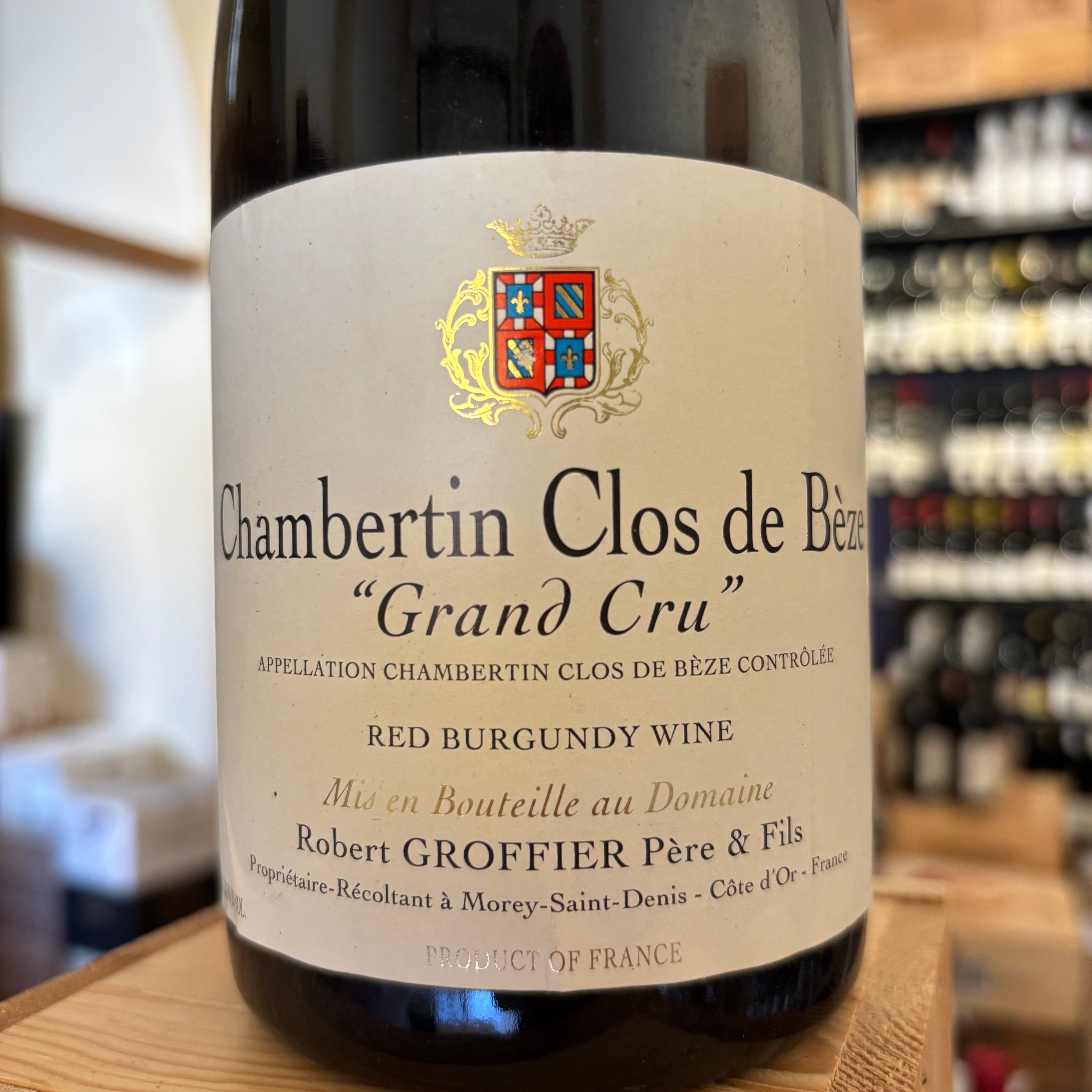 Chambertin Clos-de-Beze Grand Cru 1998 Domaine Robert Groffier Pere & Fils Robert Groffier