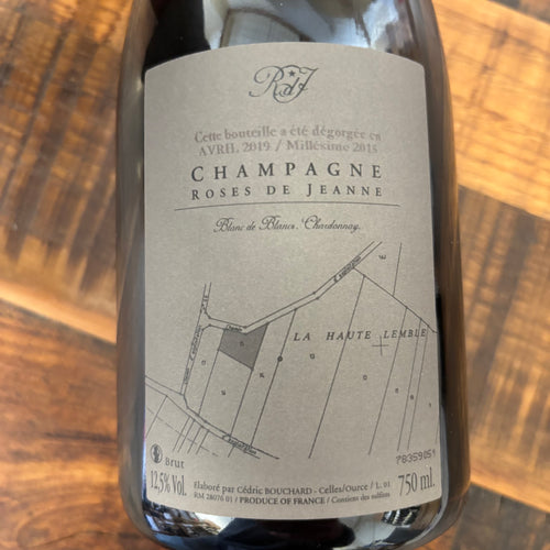 'HL-La Haute-Lemblee' Blanc de Blancs Brut Champagne 2015 Cedric Bouchard Roses de Jeanne Roses de Jeanne (Cédric Bouchard)
