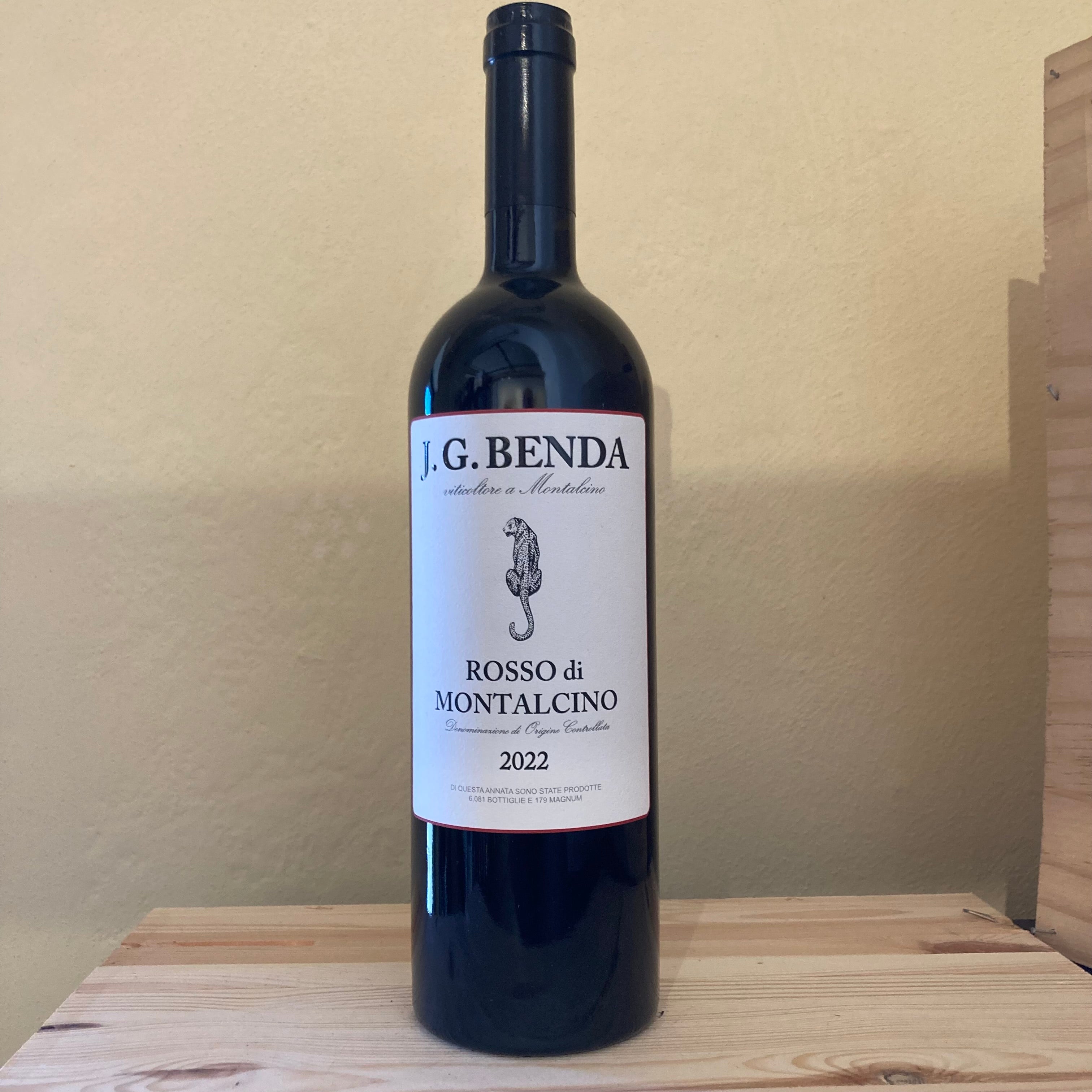 J.G. Benda Rosso di Montalcino 2022 j. G. Benda