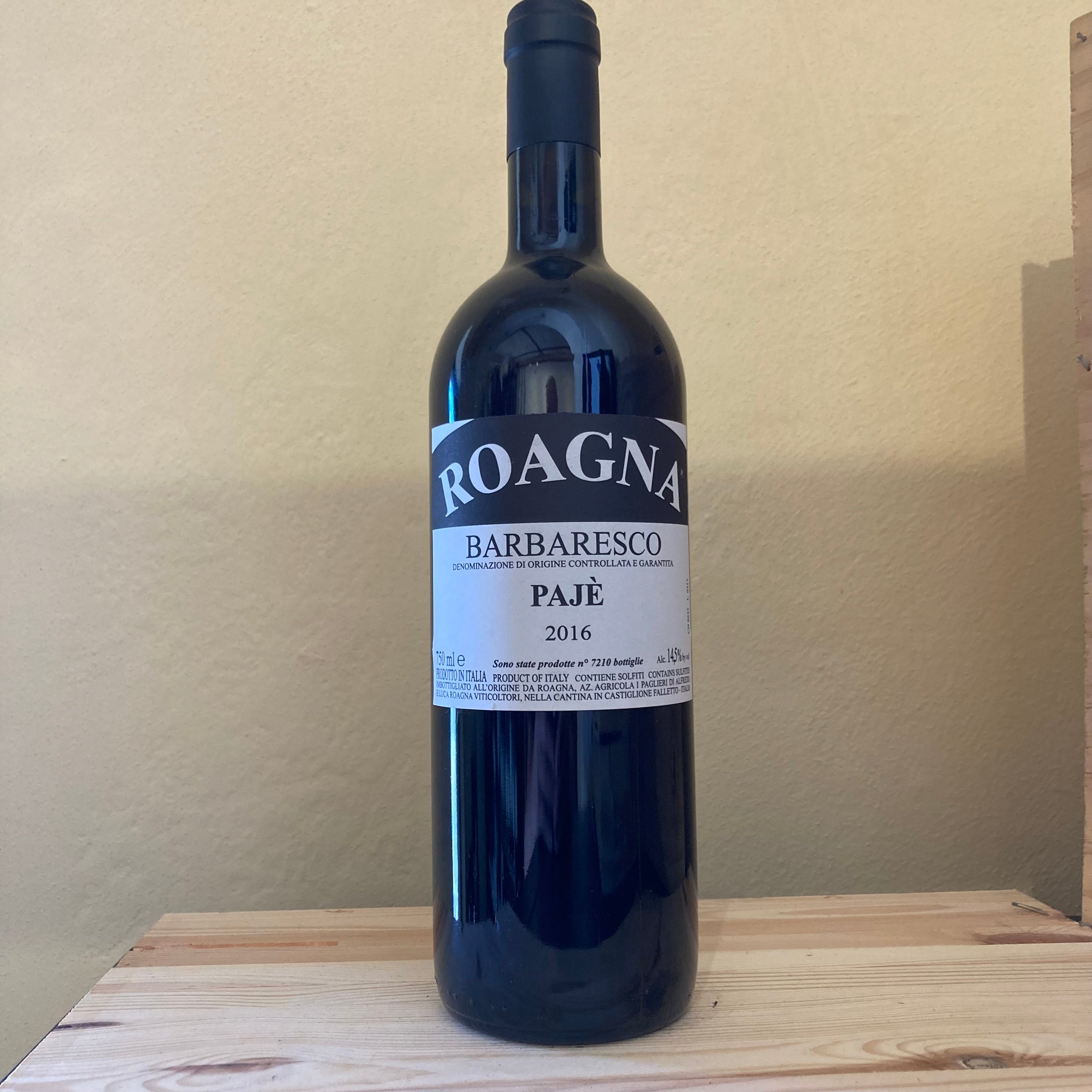 Roagna Paje Barbaresco 2016