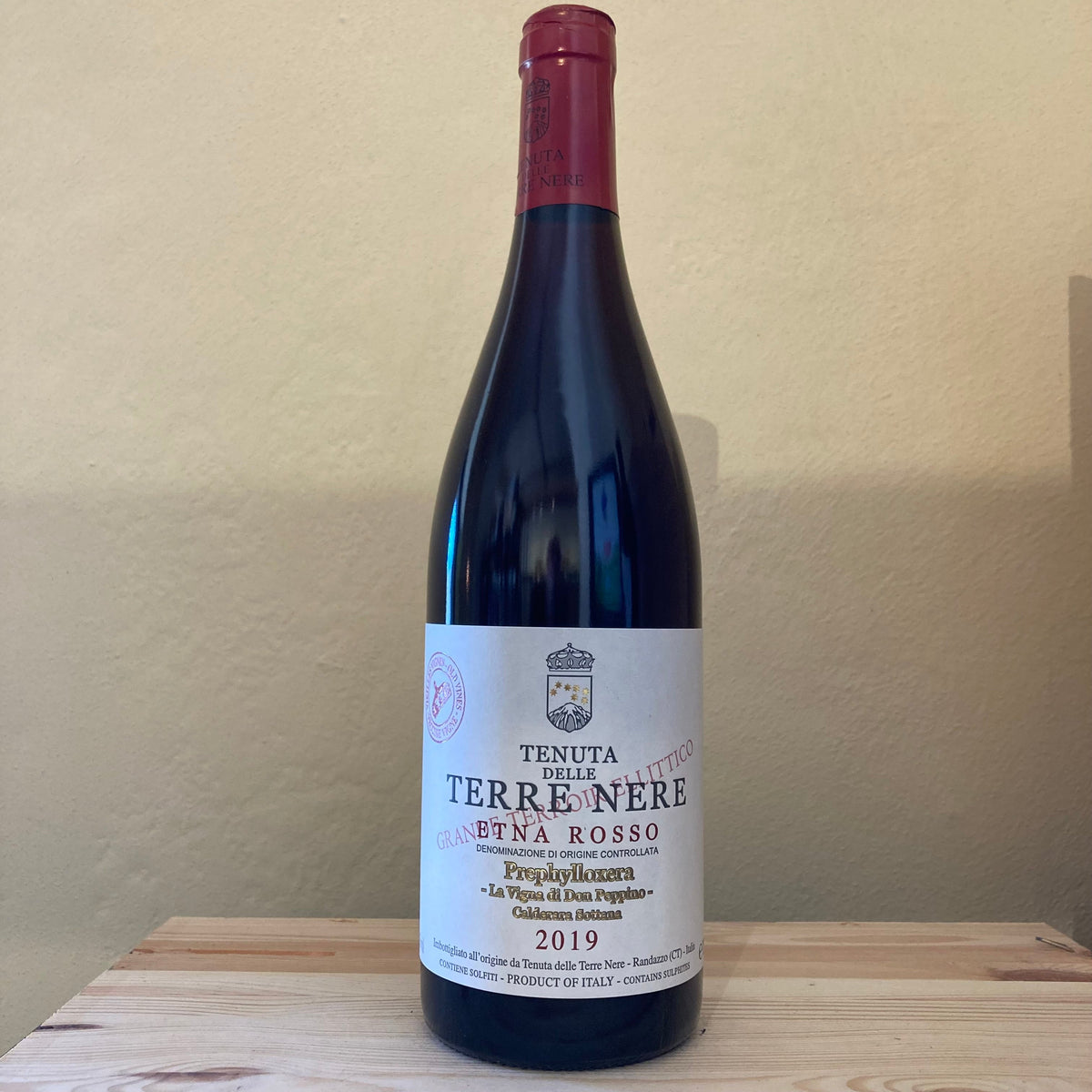Tenuta delle Terre Nere Prephylloxera 'La Vigna di Don Peppino' Calderara Sottana Rosso 2019 Tenuta delle Terre Nere