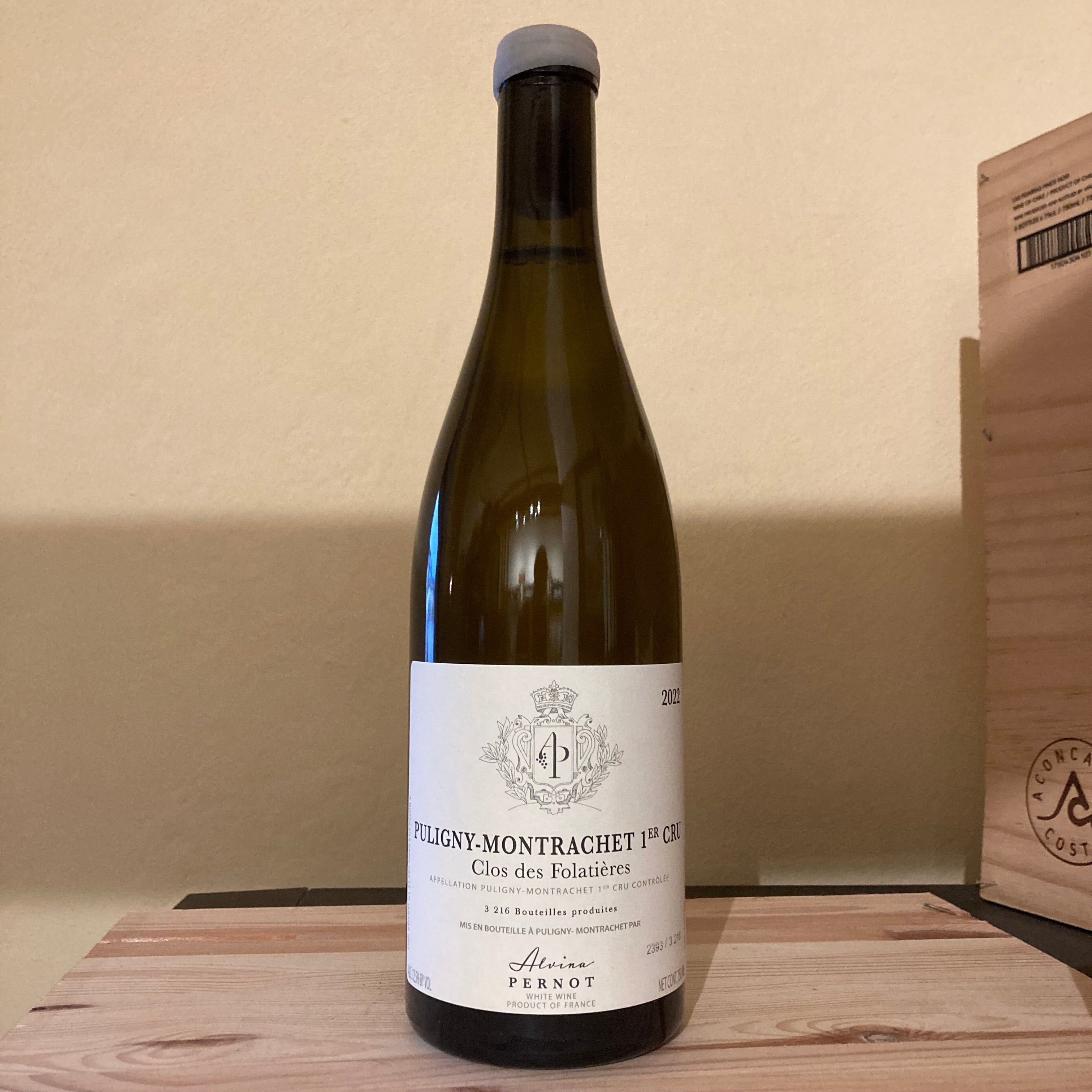 Alvina Pernot Clos des Folatieres Puligny-Montrachet Premier Cru 2022 Alvina Pernot