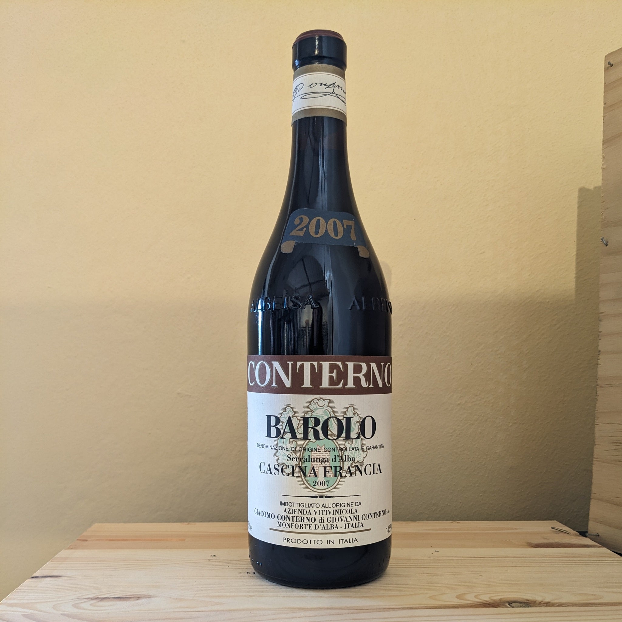 Giacomo Conterno Barolo Cascina Francia 2007 giacomo conterno