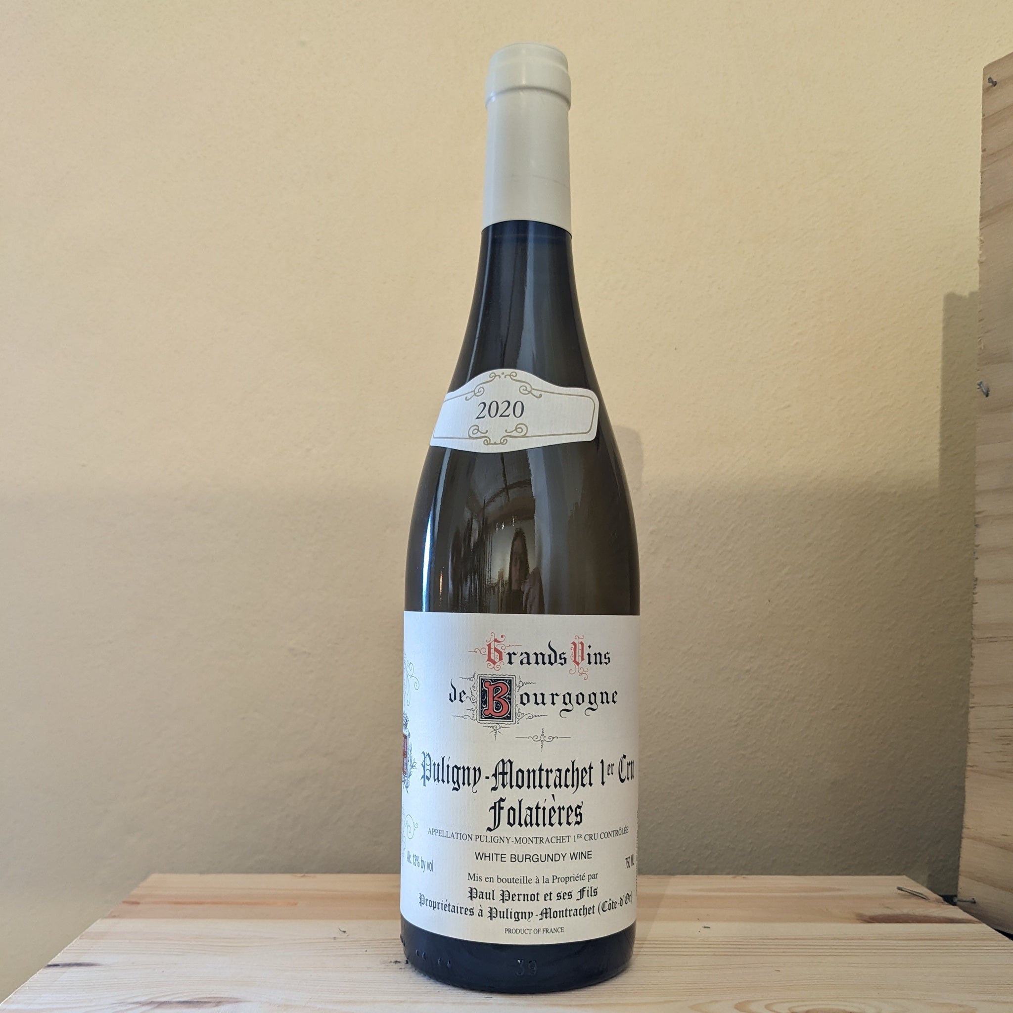 Paul Pernot Les Folatieres, Puligny-Montrachet Premier Cru 2020 Paul Pernot