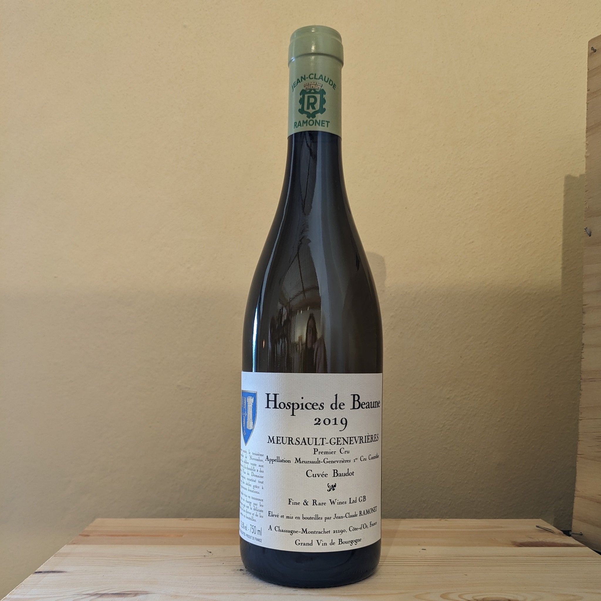 Jean-Claude Ramonet Meursault 1er Cru Genevrières Cuvée Baudot Hospices de Beaune 2019 Jean-Claude Ramonet