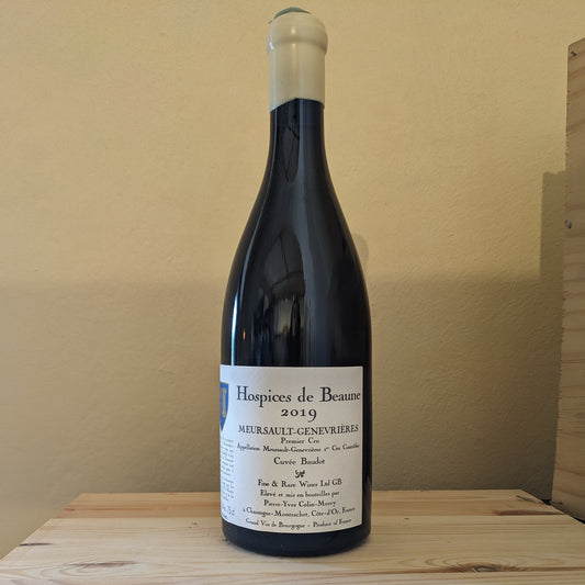 Pierre-Yves Colin-Morey Meursault 1er Cru Genevrières Cuvée Baudot Hospices de Beaune 2019